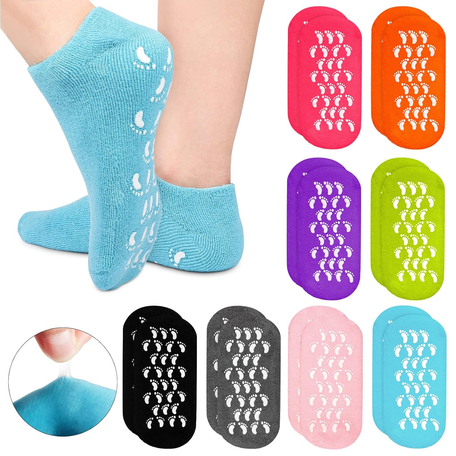 Socks Soft Socks for Repairing Softening Dry Cracked Feet Comfortable - Image 8