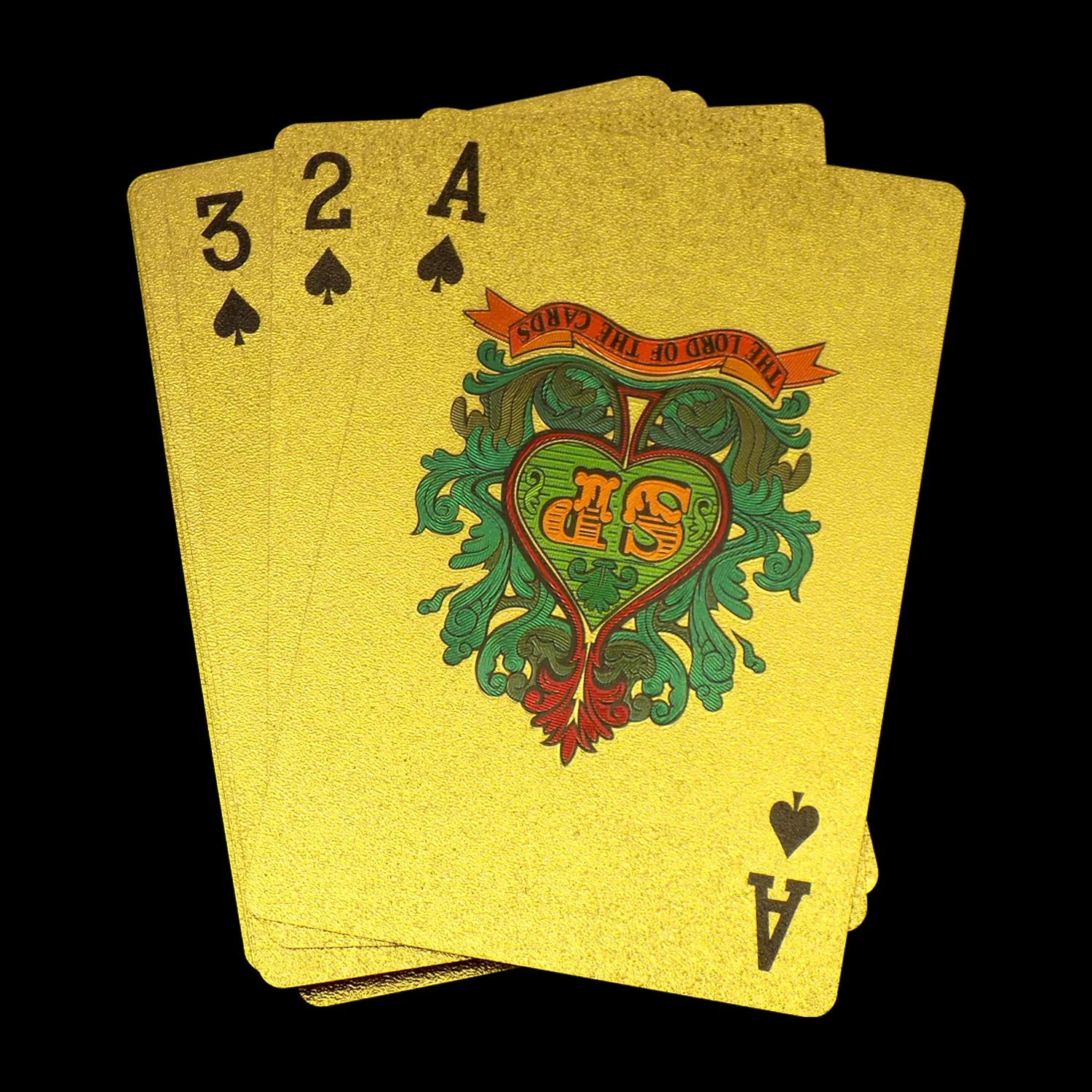 Gold Plated Poker Playing Cards (Golden) - Image 2