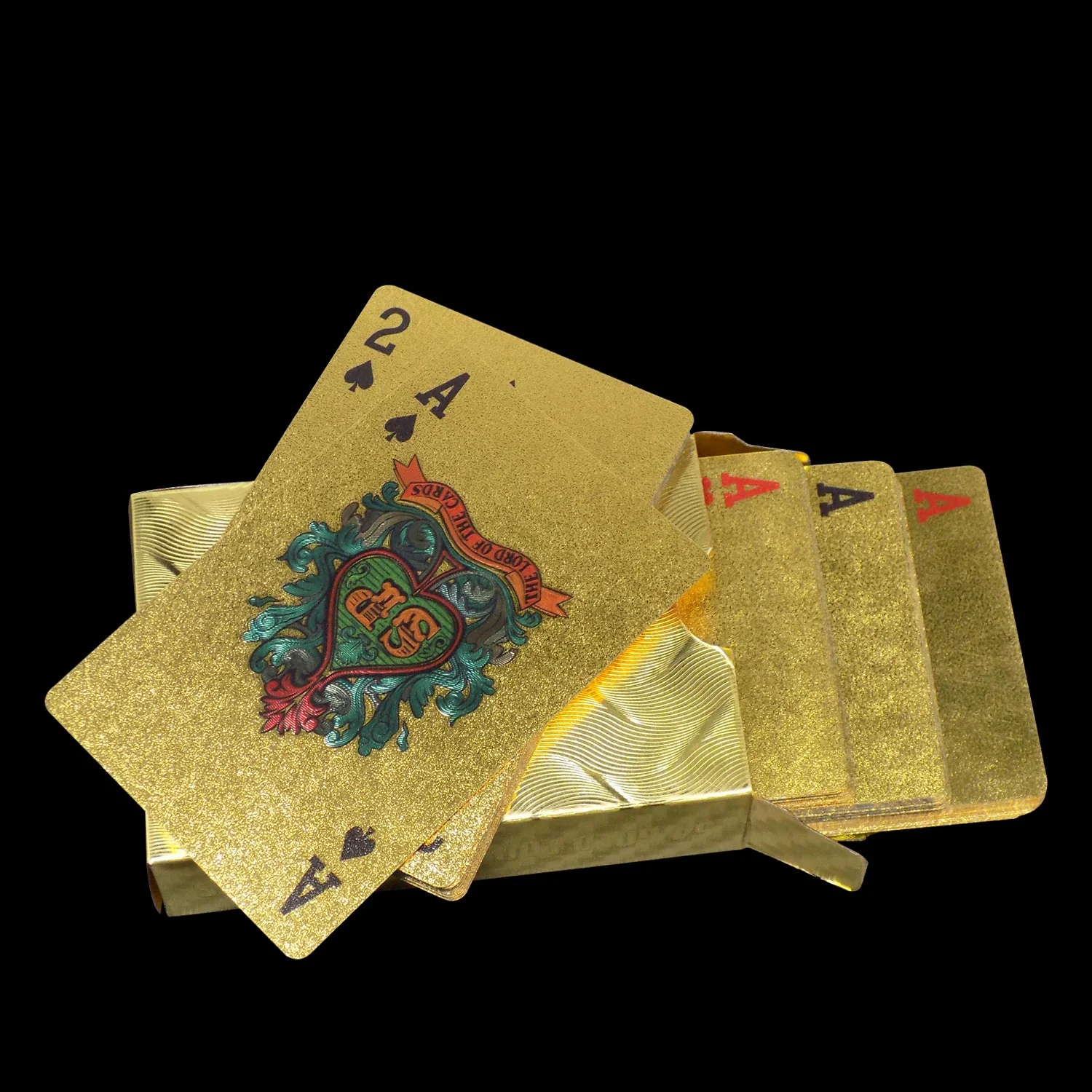 Gold Plated Poker Playing Cards (Golden) - Image 5