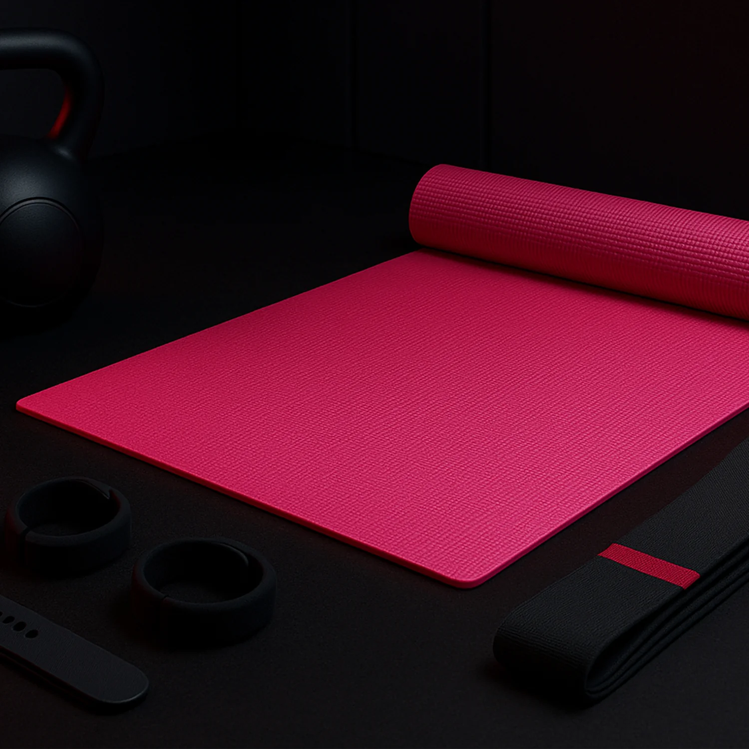 Yoga Mat Eco-Friendly for Fitness & Gym – Non-Slip Exercise Mat (180x60cm) - Image 11