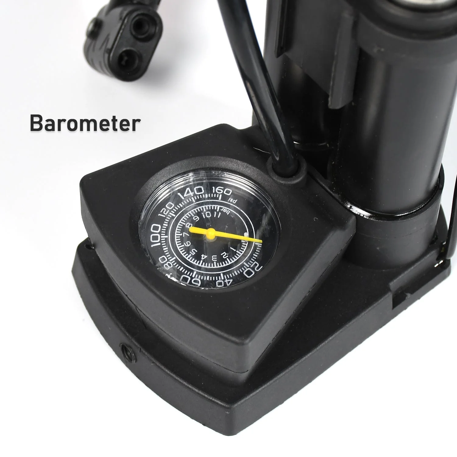Portable Mini Bike Pump with Gauge - Image 11