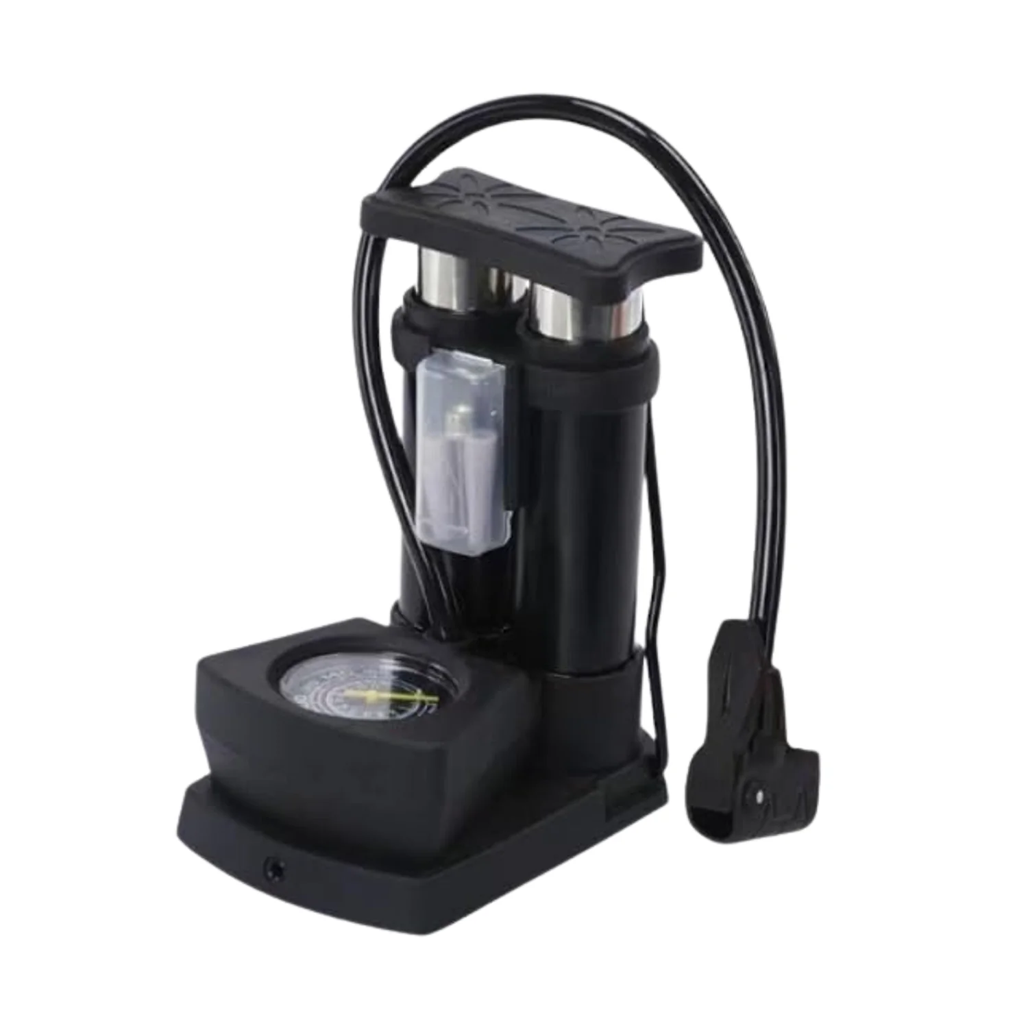Portable Mini Bike Pump with Gauge - Image 6
