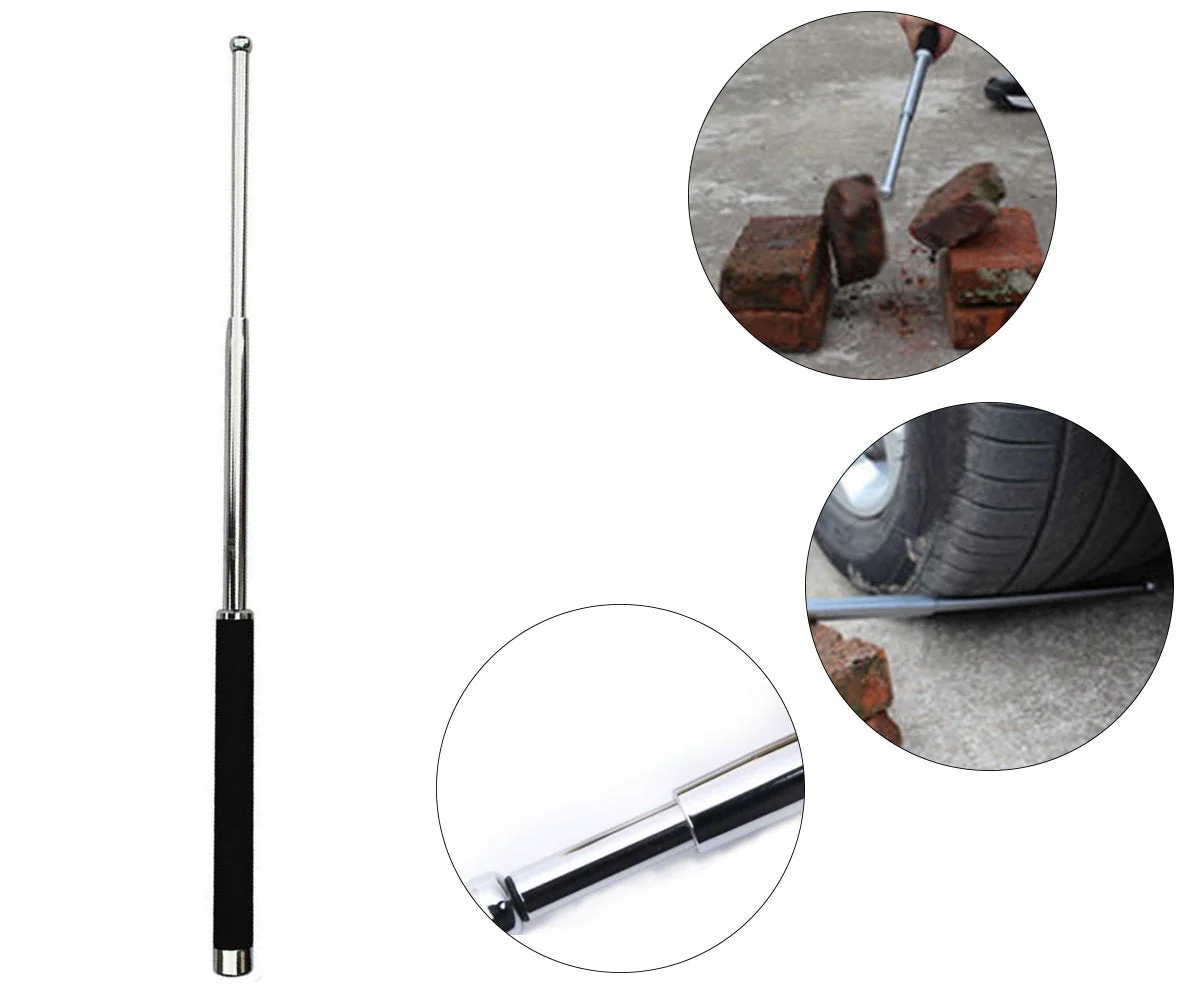 Multi-Function Collapsible Self Defense Stick Extended - Image 9