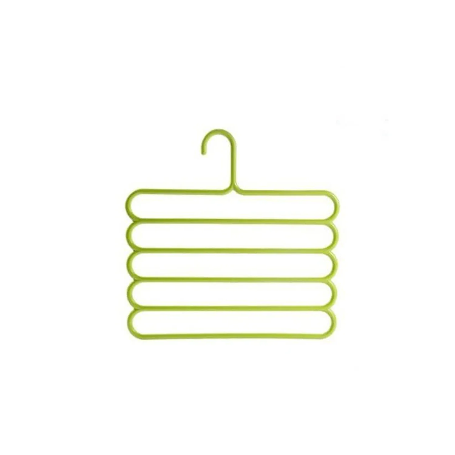 5 in 1 Multipurpose Plastic Hanger, Assorted (5-Layer) - Image 5
