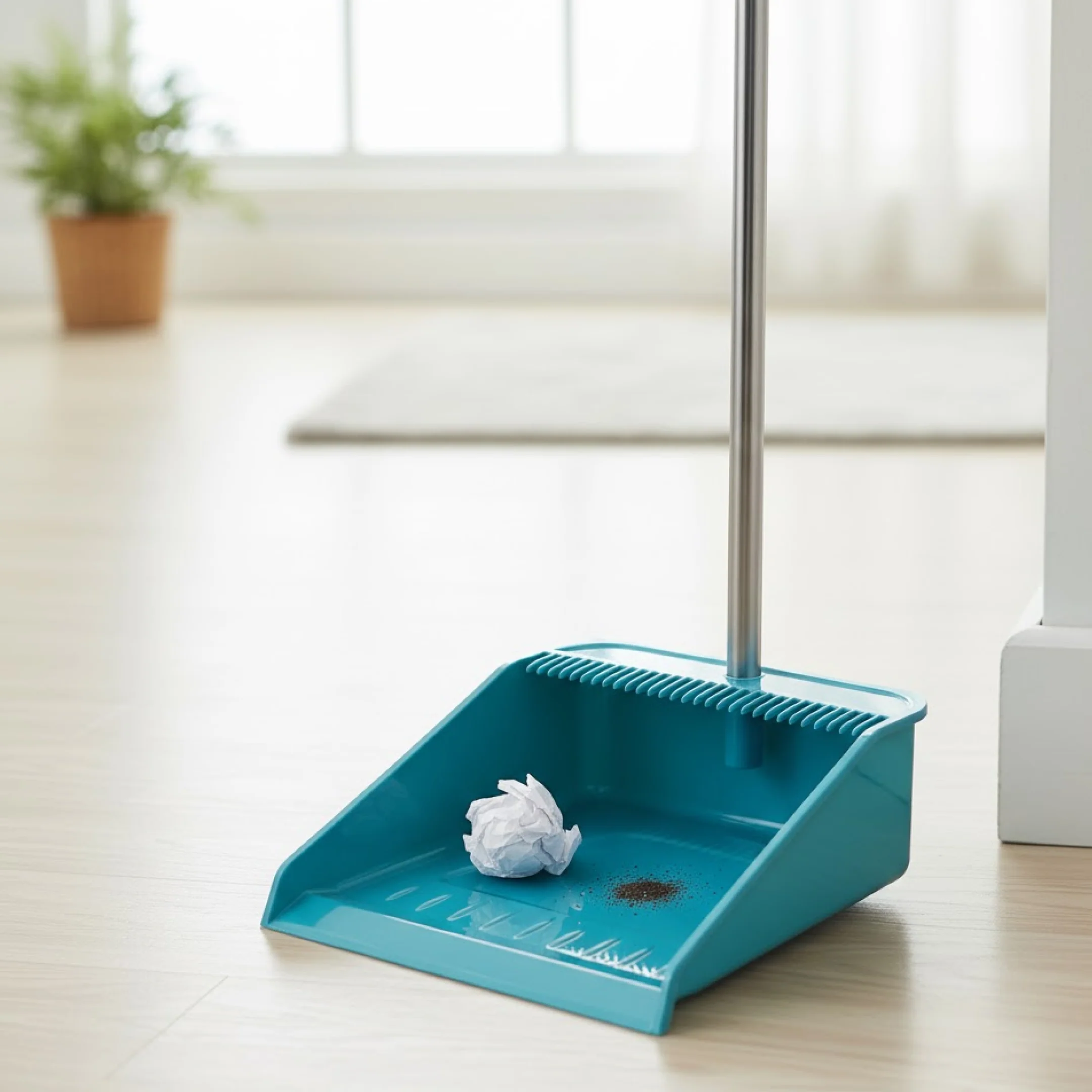 Long Handle Dustpan and Brush 2 Piece Set for Sweeping Cleaning Home Office, Supdi - Image 5