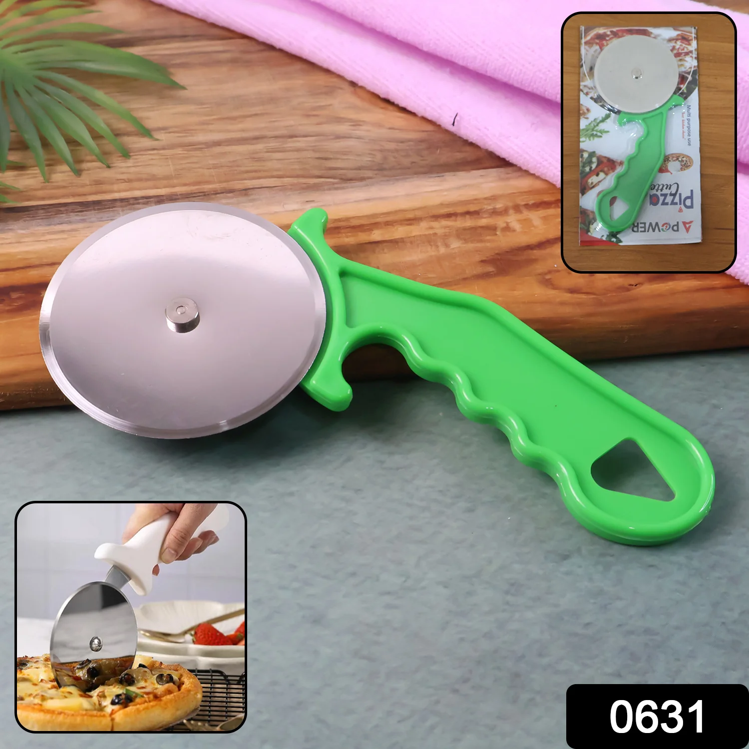 Stainless Steel Pizza Cutter / Pastry Cutter / Sandwiches Cutter - Image 2