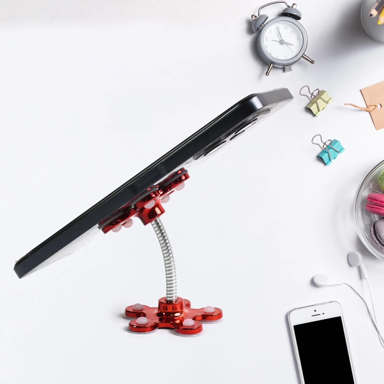 Phone Holder Car & Mount Sucker Stand vip stand (Multicolored With Box)) - Image 4