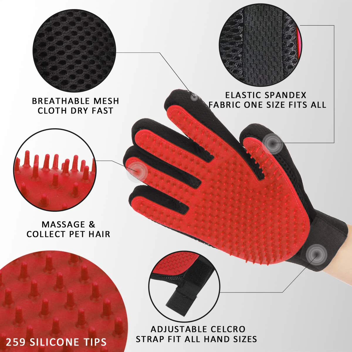 1 Pc Red Household and Office Kitchen Scrubber for Washing and Cleaning Utensils - Image 4