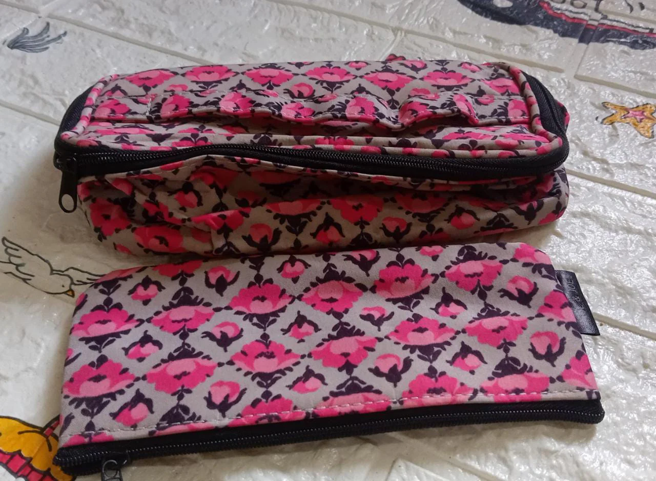 Travel Makeup Bag with Small Pouch – Waterproof Cosmetic Organizer - Image 6