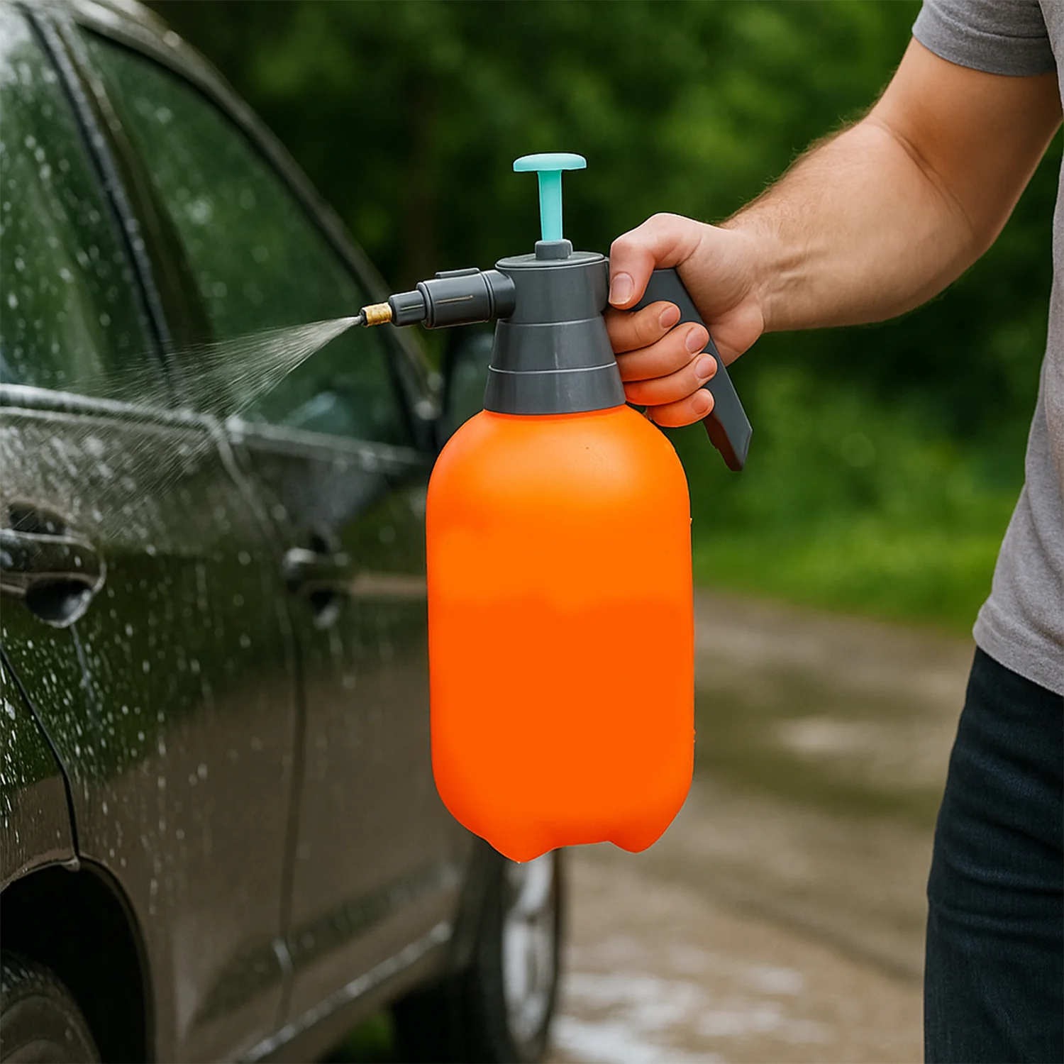 Water Sprayer Hand-held Pump Pressure Garden Sprayer - 2 L (Mix Color) - Image 10