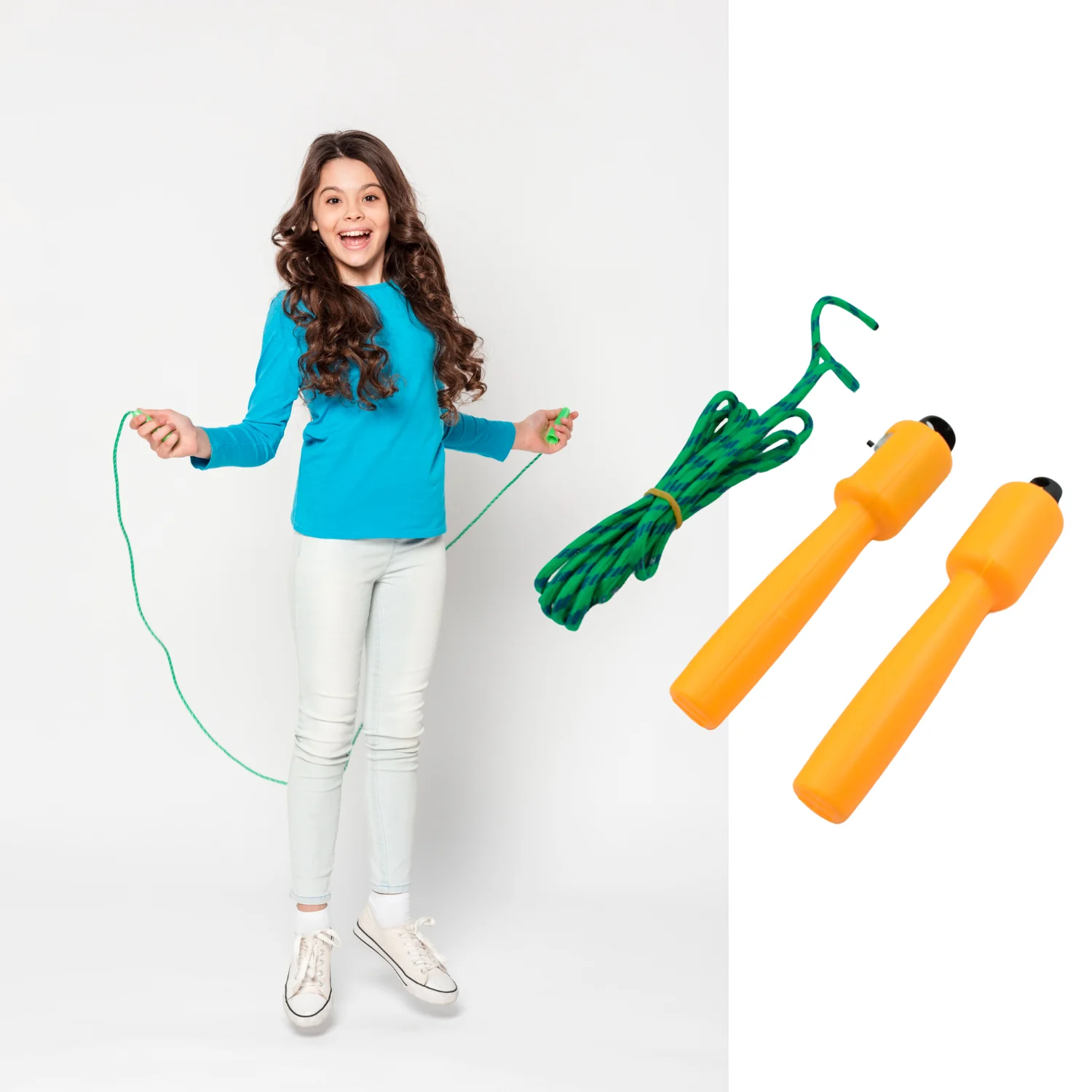 Jump Rope Electronic Counting  Skipping Rope Adjustable Jumping Rope for Men, Women and Children,Fitness Jump Rope for Aerobic Exercise Like Speed Training, Endurance Training and Fitness Gym (2.5Mtr) - Image 3