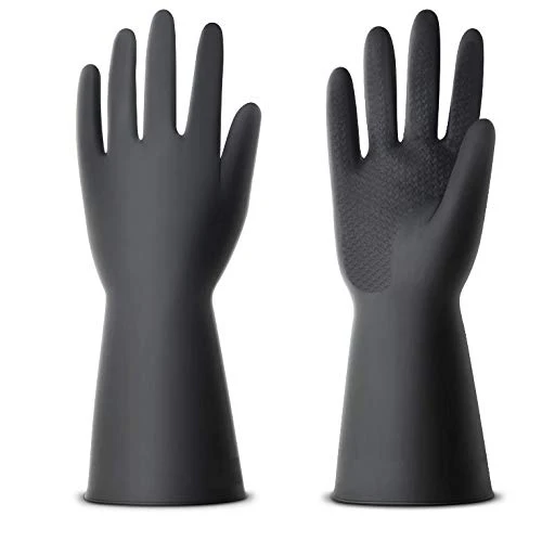 Multipurpose Natural Gum Rubber Reusable Cleaning Gloves - Image 2