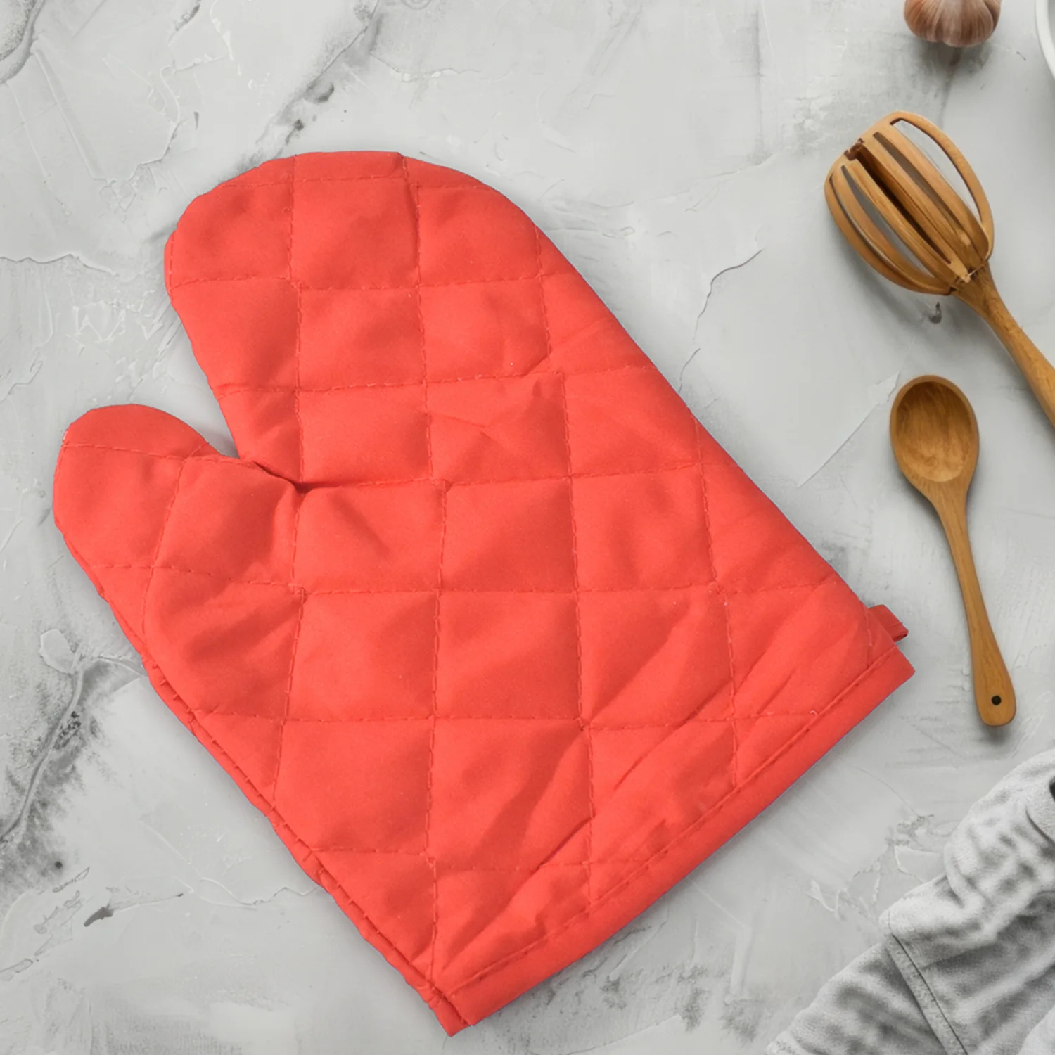 Heat Resistant Non-Slip Oven Mitts / Gloves (1pc) - Image 4