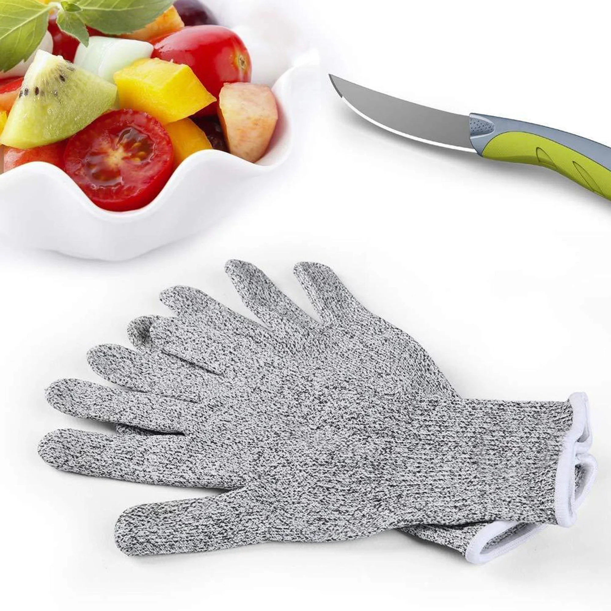 Anti Cutting Resistant Hand Safety Cut-Proof Protection Gloves  (Multicolour) - Image 7