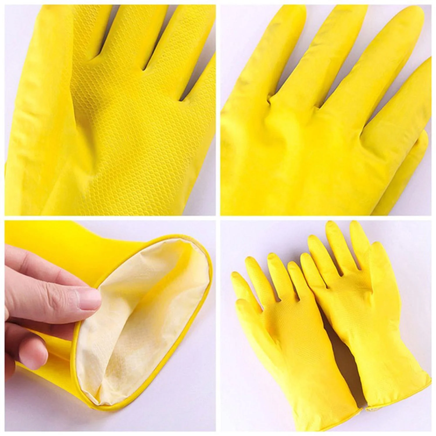 Multipurpose Rubber Reusable Cleaning Gloves - Image 4