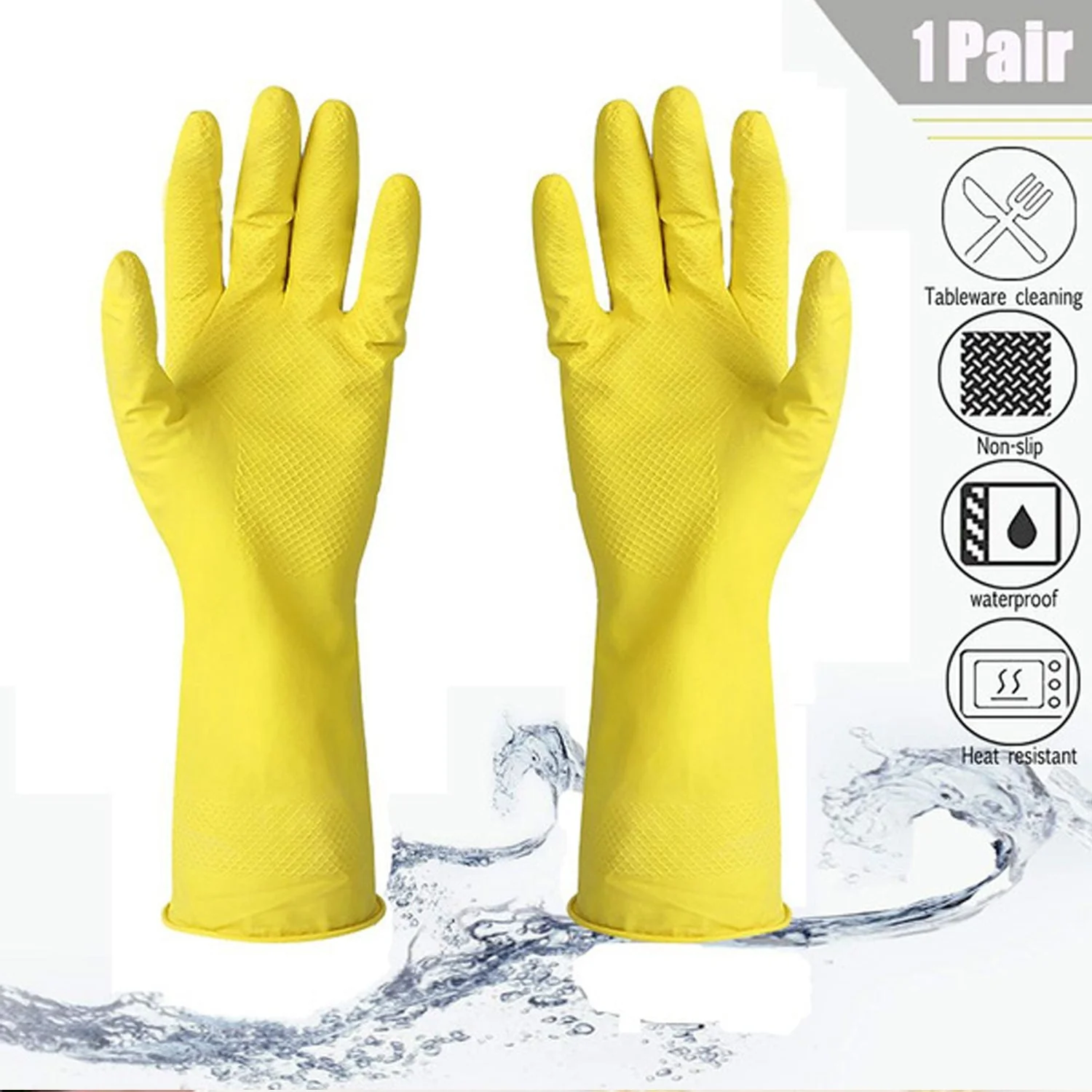 Multipurpose Rubber Reusable Cleaning Gloves - Image 6