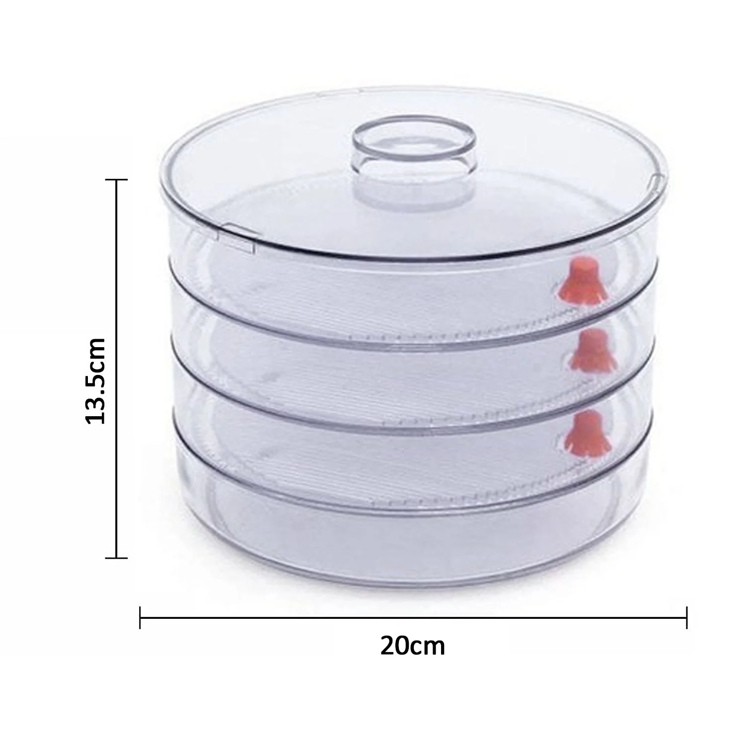 Plastic 4 Compartment Sprout Maker, White - Image 5