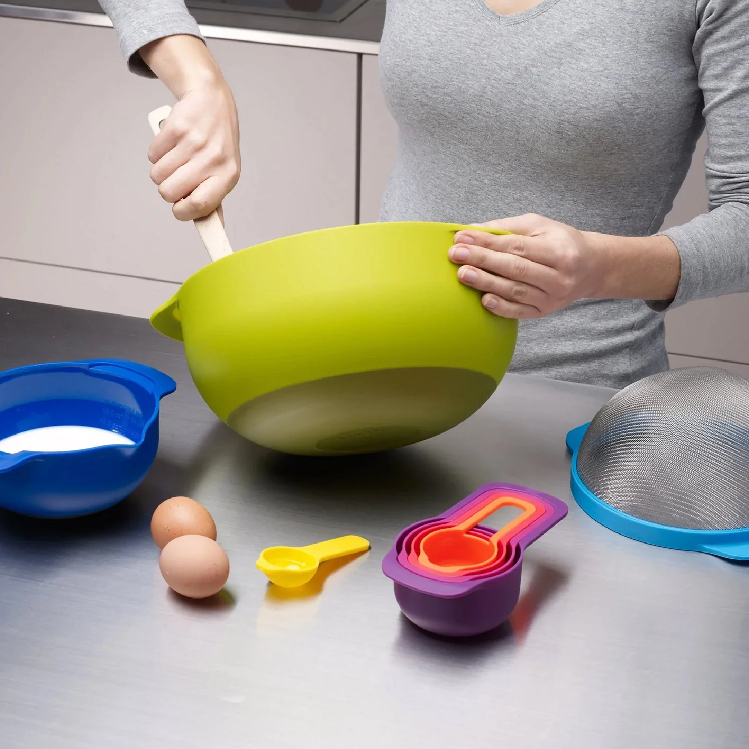 Plastic Measuring Spoons for Kitchen (6 pack) - Image 3