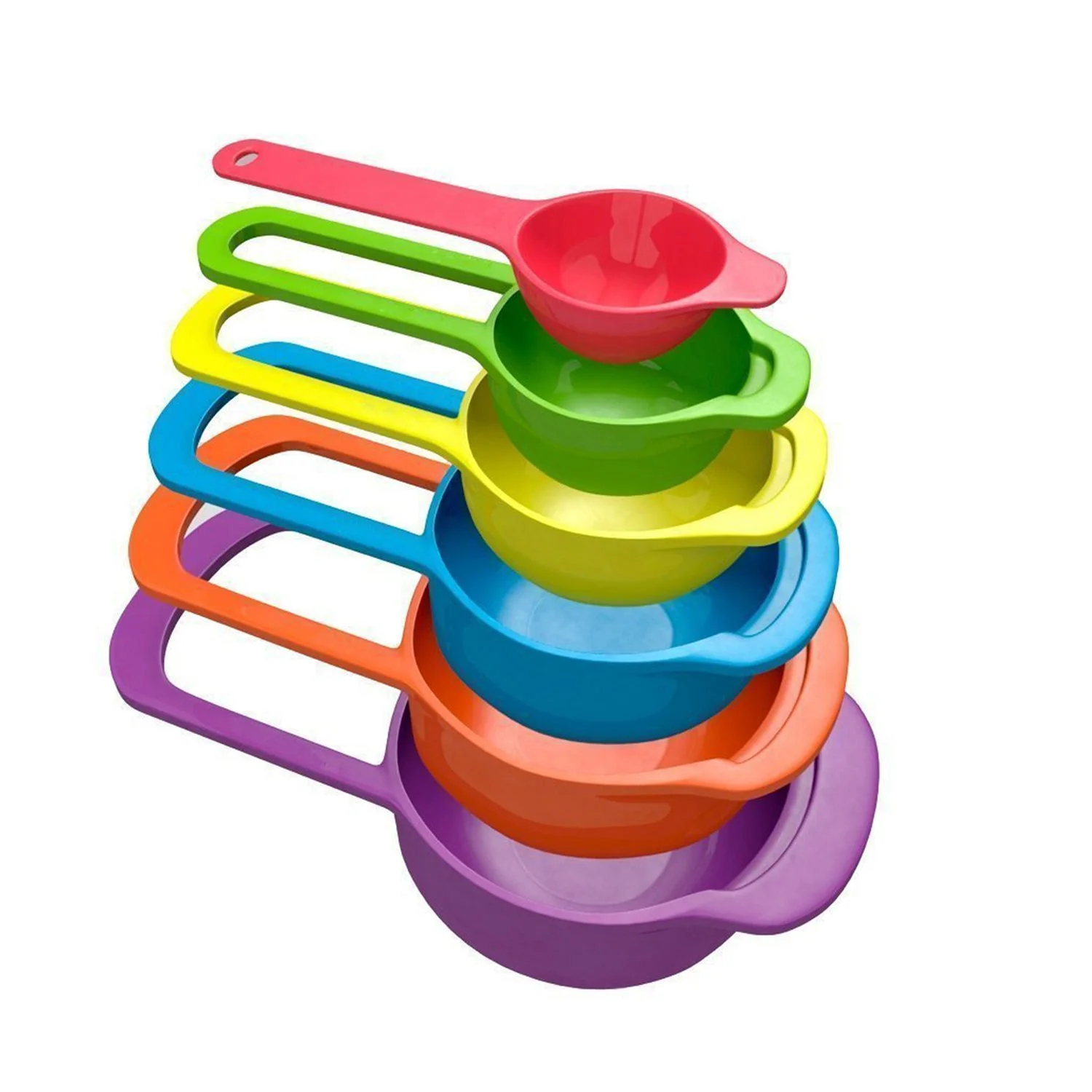 Plastic Measuring Spoons for Kitchen (6 pack) - Image 6