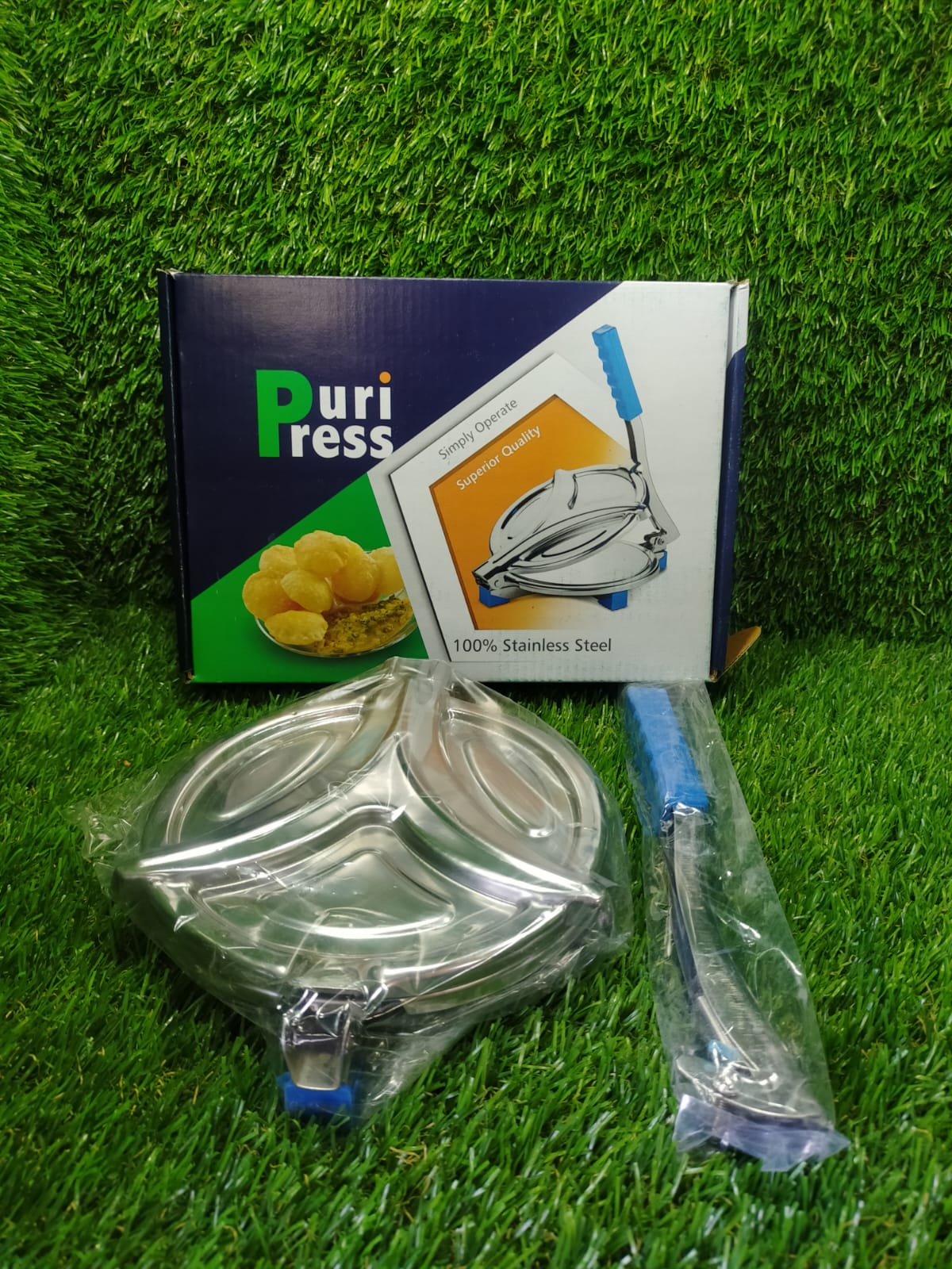Stainless Steel Puri Press Chapati Maker - Image 8