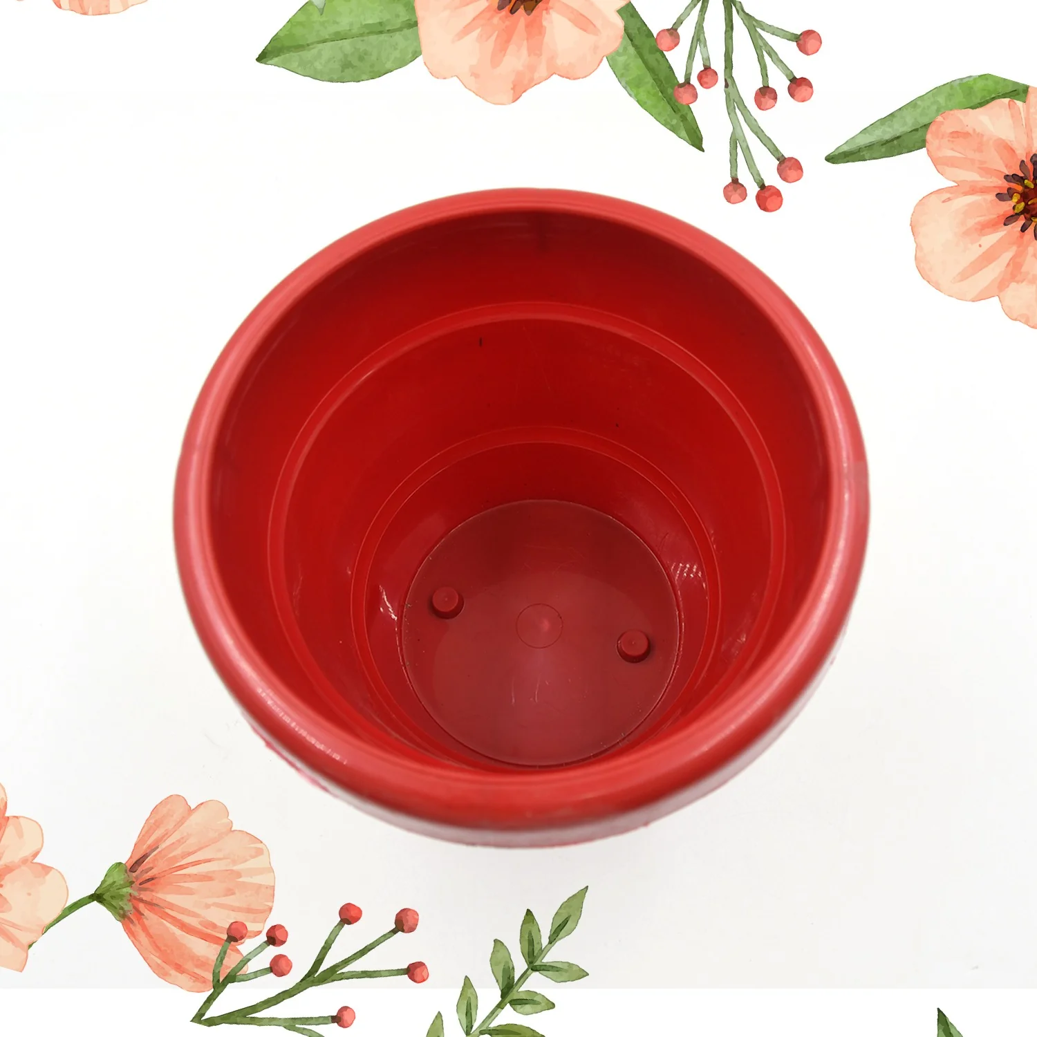 Plastic Heavy-Duty Plant Container Pot for Indoor & Balcony Garden (13cm, 1 Pc) - Image 5