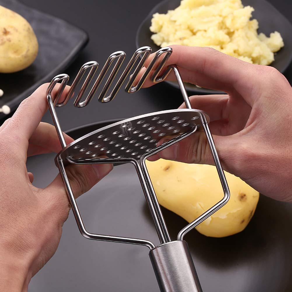Stainless Steel Hand (Mash for Dal / Vegetable / Potato / Baby Food / pav bhaji) - Image 3