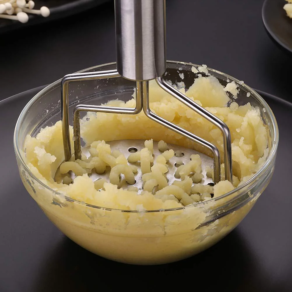 Stainless Steel Hand (Mash for Dal / Vegetable / Potato / Baby Food / pav bhaji) - Image 5