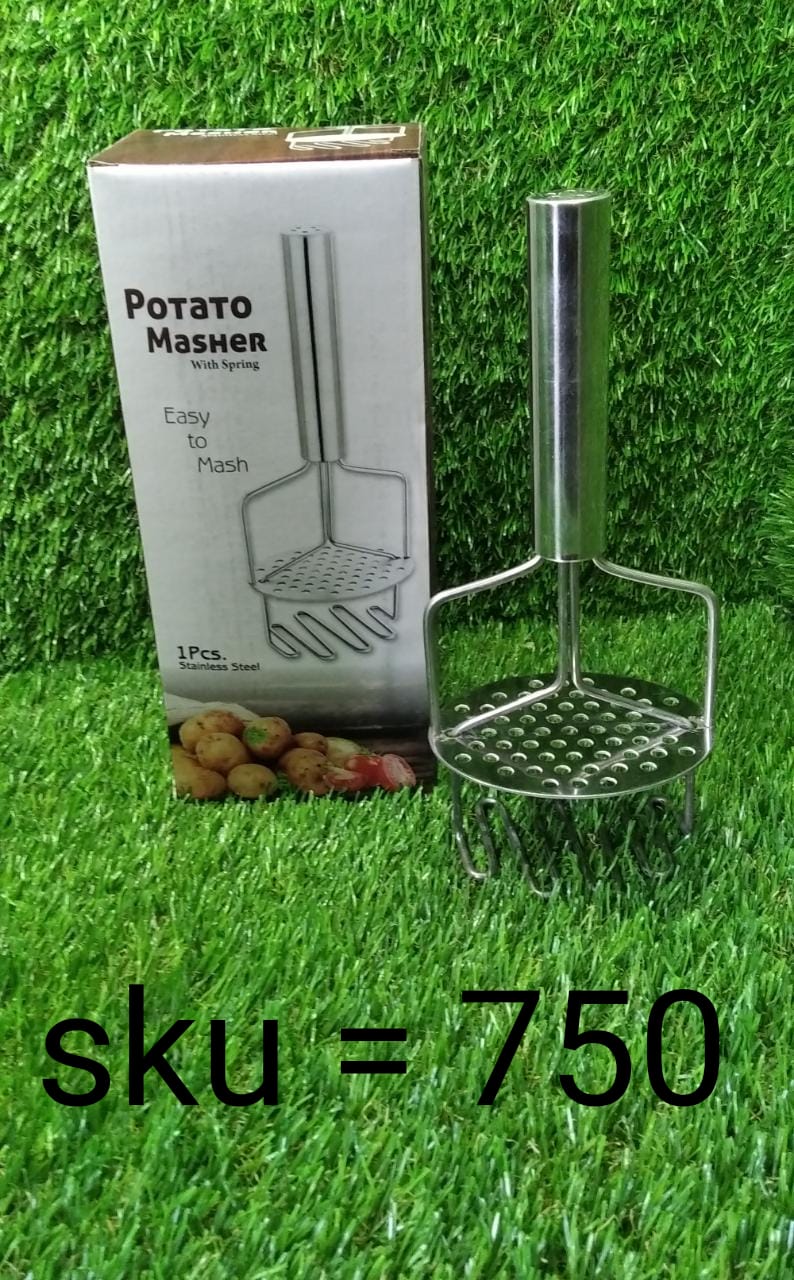 Stainless Steel Hand (Mash for Dal / Vegetable / Potato / Baby Food / pav bhaji) - Image 9