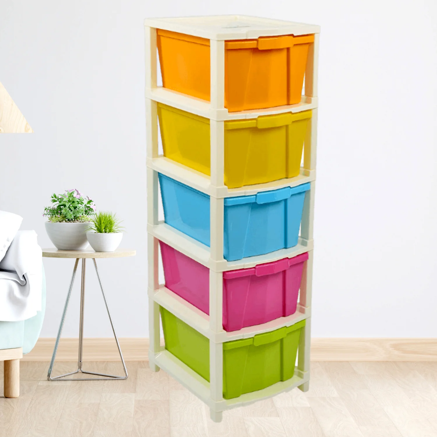 Multipurpose Modular Drawer Organizer Storage Box - 5 Layers - Image 4