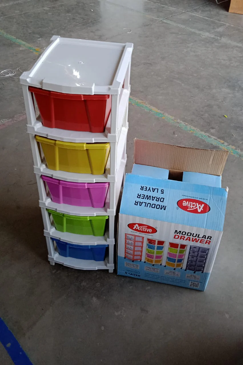 Multipurpose Modular Drawer Organizer Storage Box - 5 Layers - Image 9