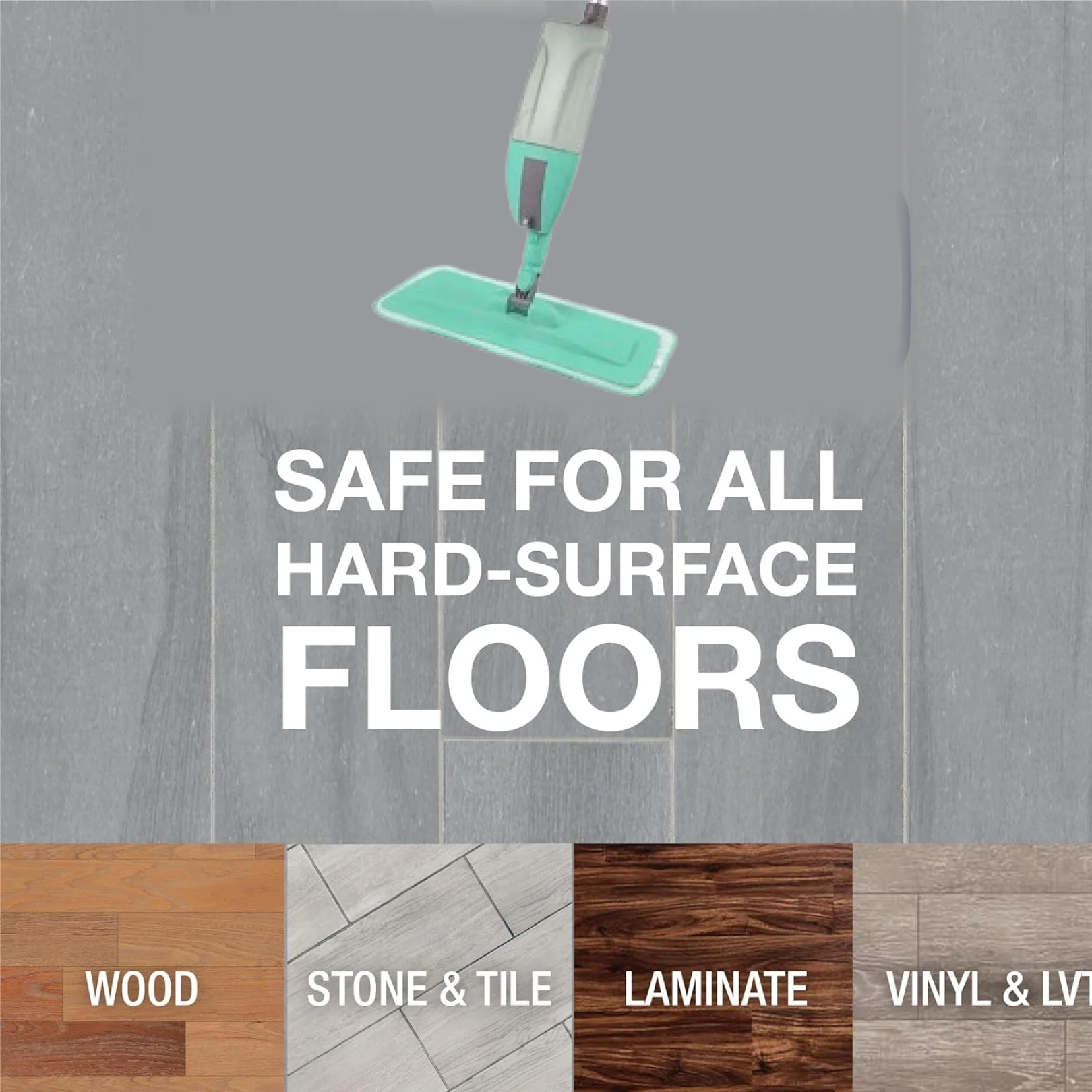 Cleaning 360 Degree Healthy Spray Mop with Removable Washable Cleaning Pad - Image 3