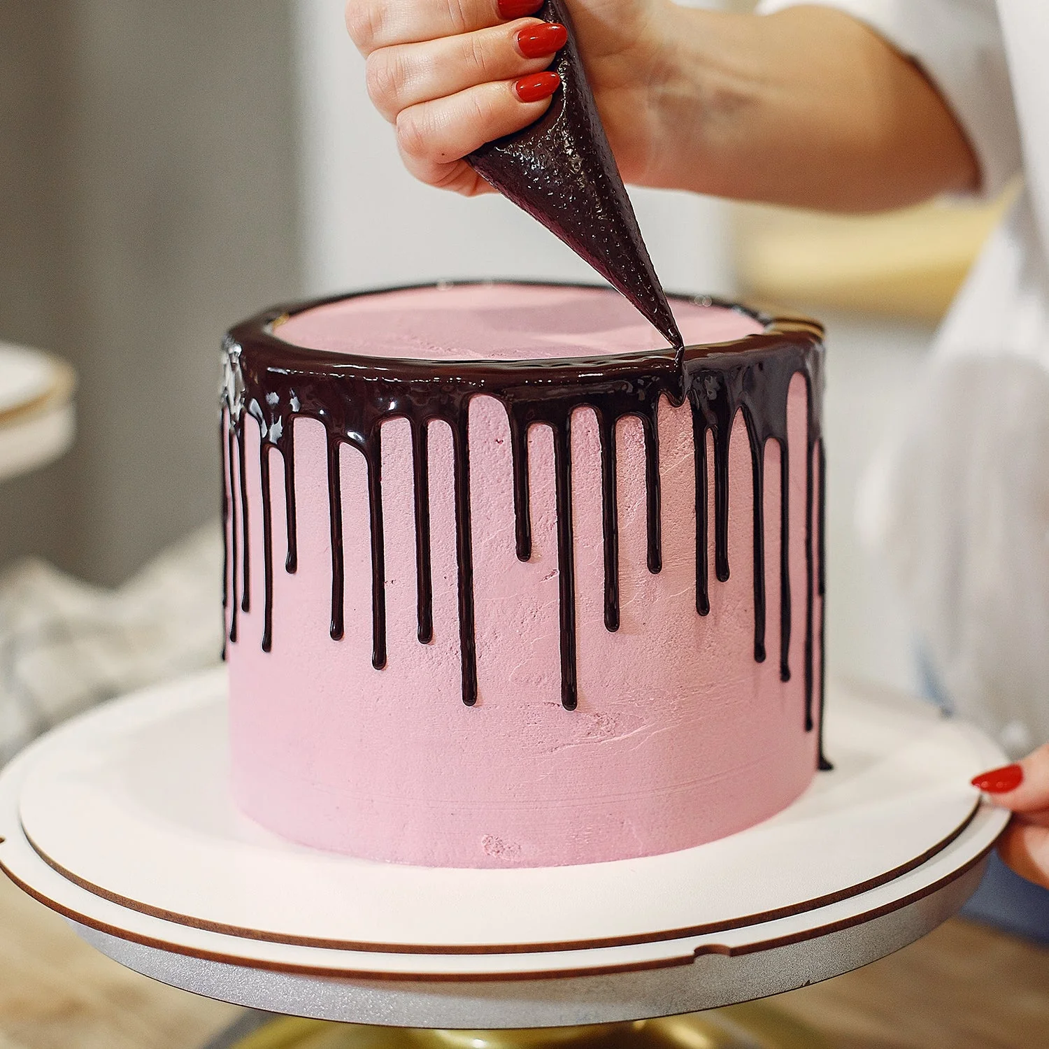 Cake Decorating Nozzle with Piping Bag Stainless Steel Piping Cream Frosting Nozzles - Image 10