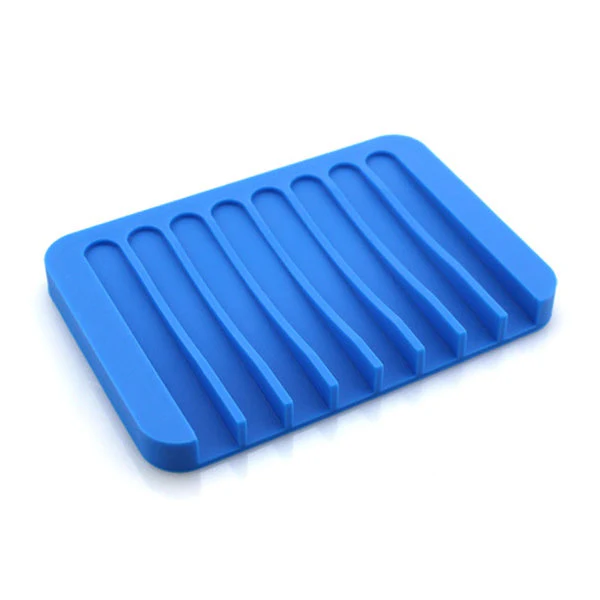 Silicone Soap Holder Soap Dish Stand Saver Tray Case for Shower - Image 3