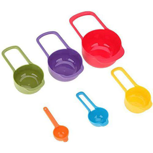 Plastic Measuring Spoons for Kitchen (6 pack) - Image 3