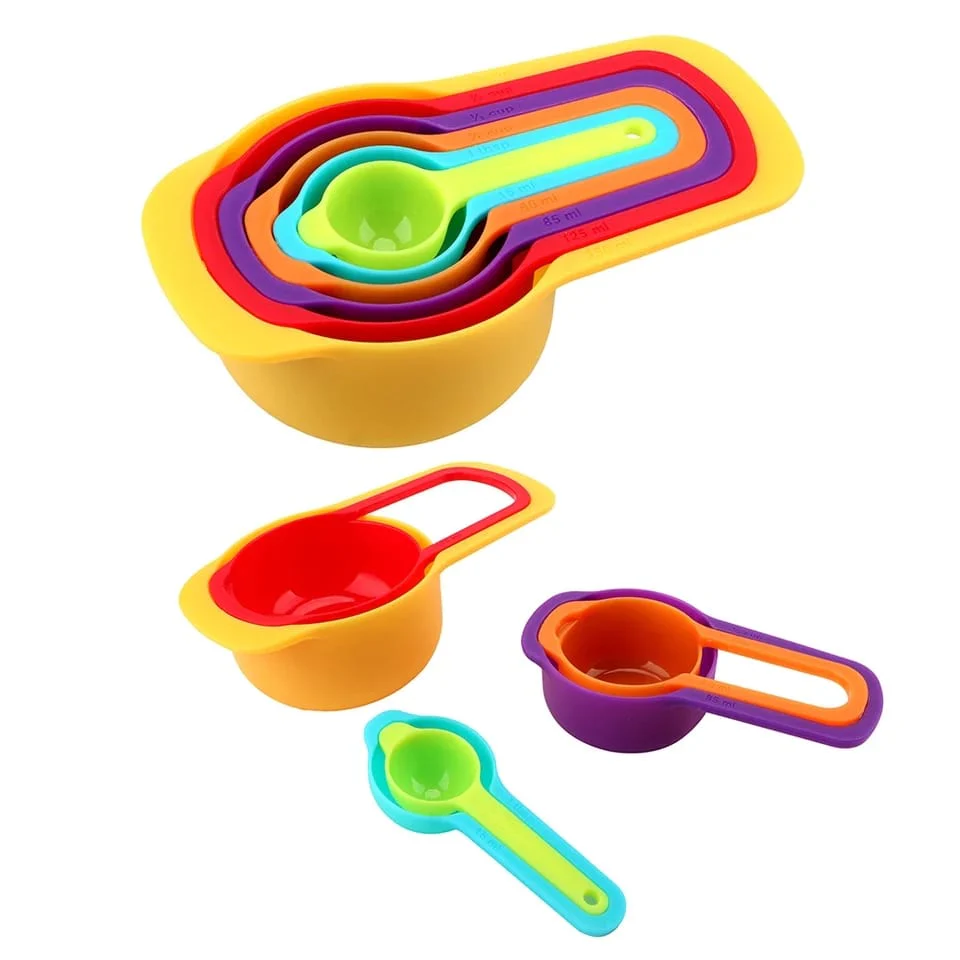 Plastic Measuring Spoons for Kitchen (6 pack) - Image 4