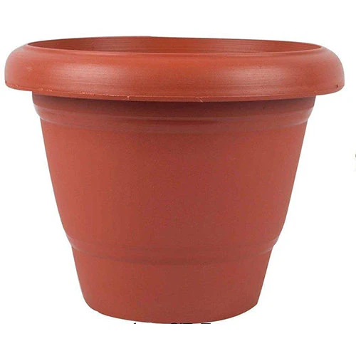 Garden Heavy Plastic Planter Pot / Gamla  (Brown, Pack of 1) - Image 3
