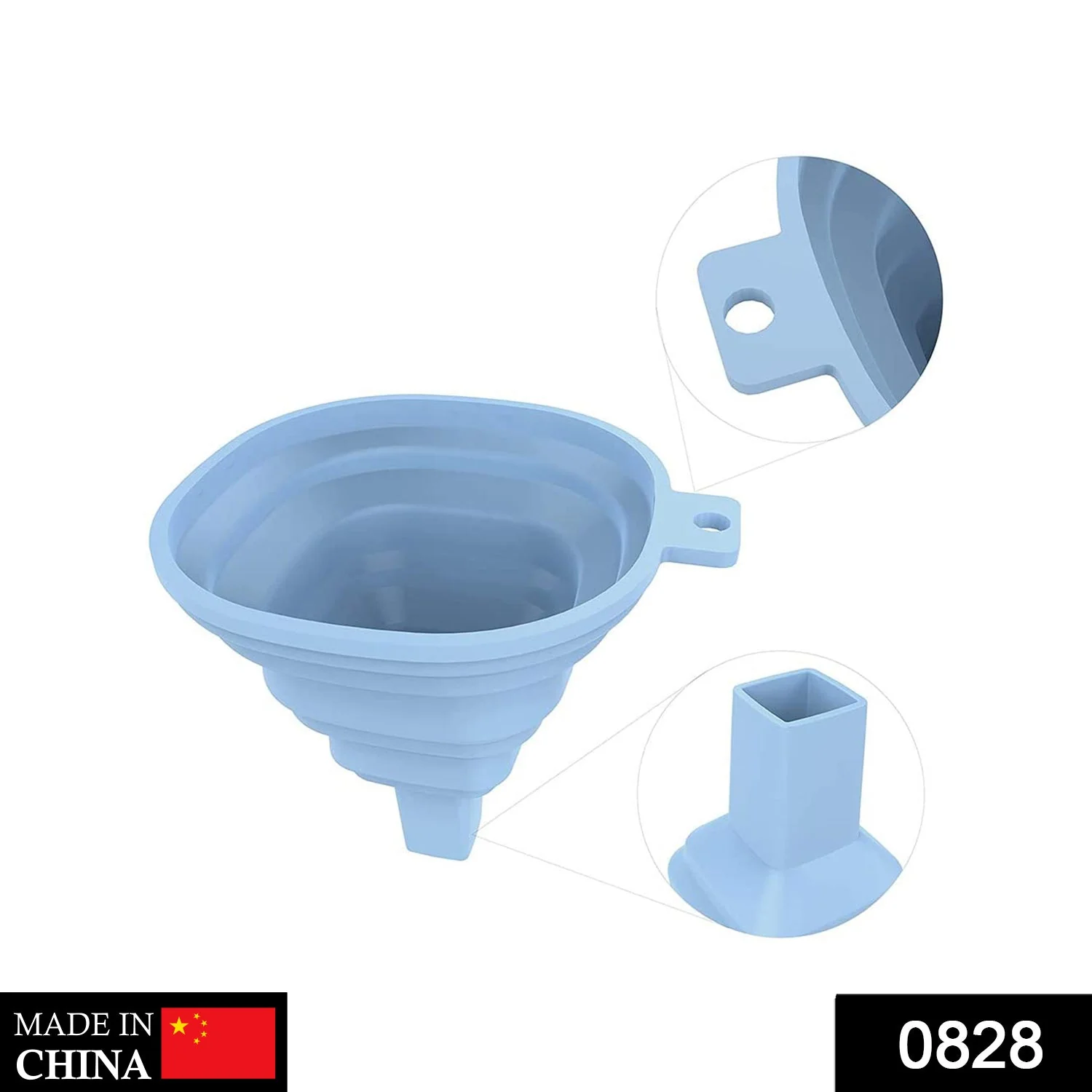 Flexible Silicone Kitchen Funnel Liquid / Powder Transfer Hopper Food (Small) - Image 2