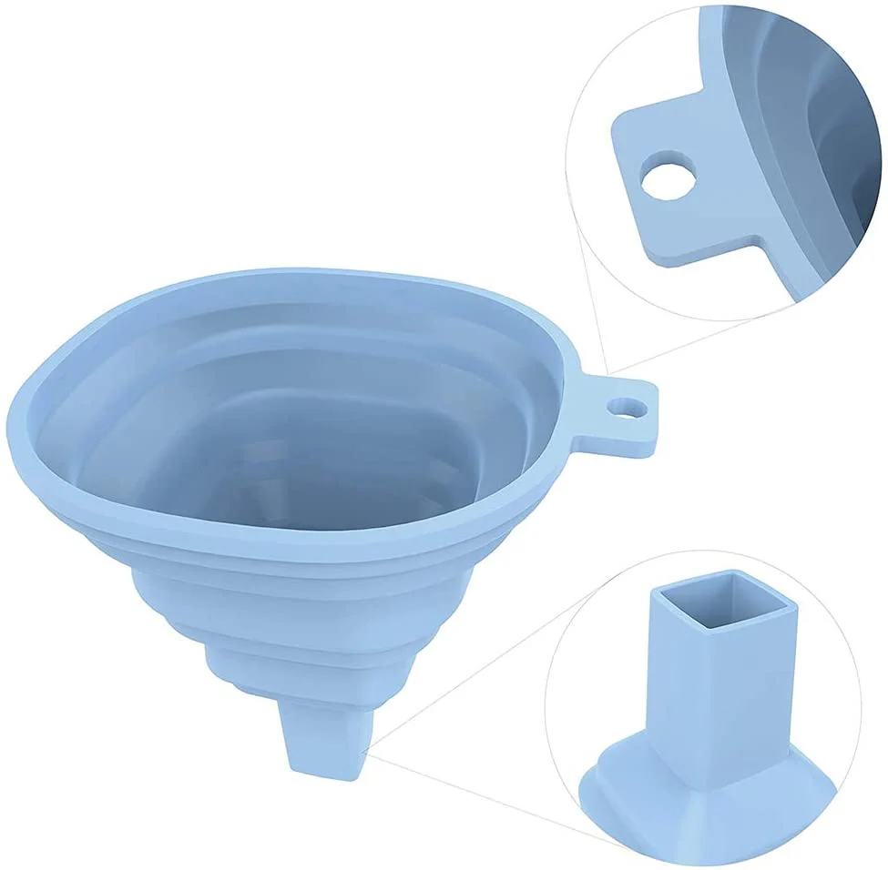 Flexible Silicone Kitchen Funnel Liquid / Powder Transfer Hopper Food (Small) - Image 4