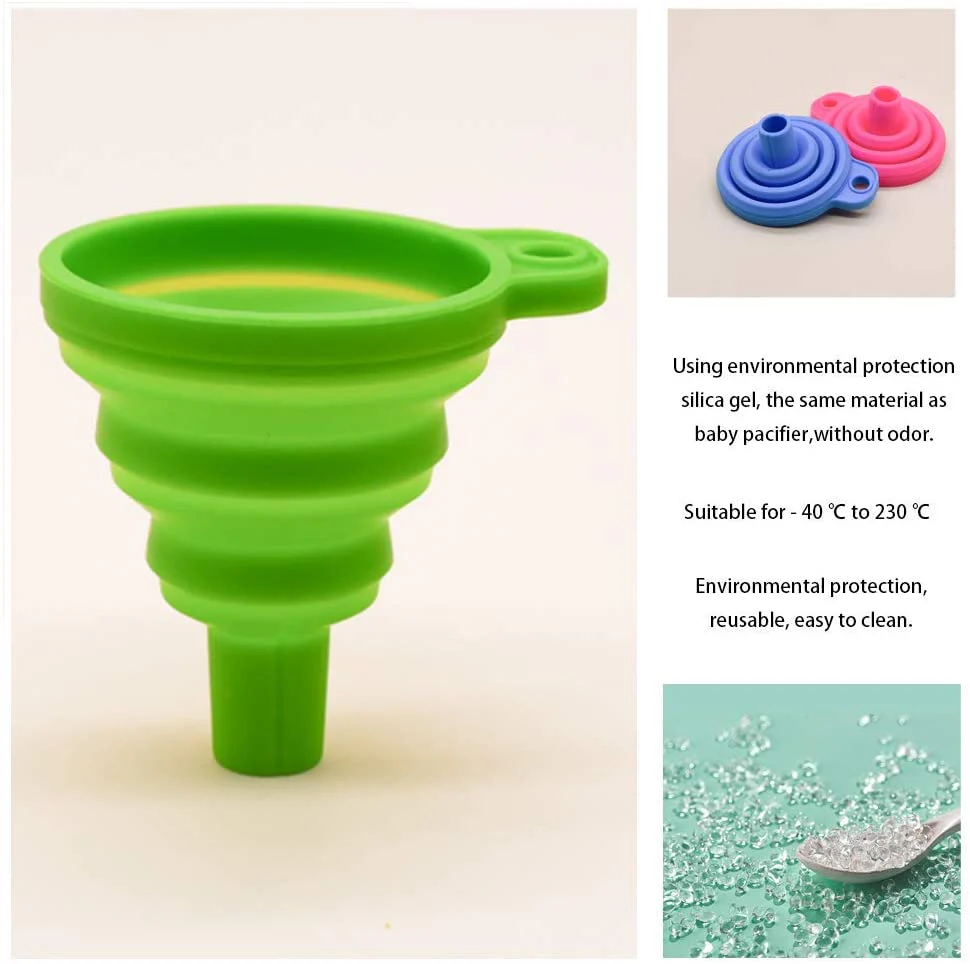 Flexible Silicone Kitchen Funnel Liquid / Powder Transfer Hopper Food (Small) - Image 7