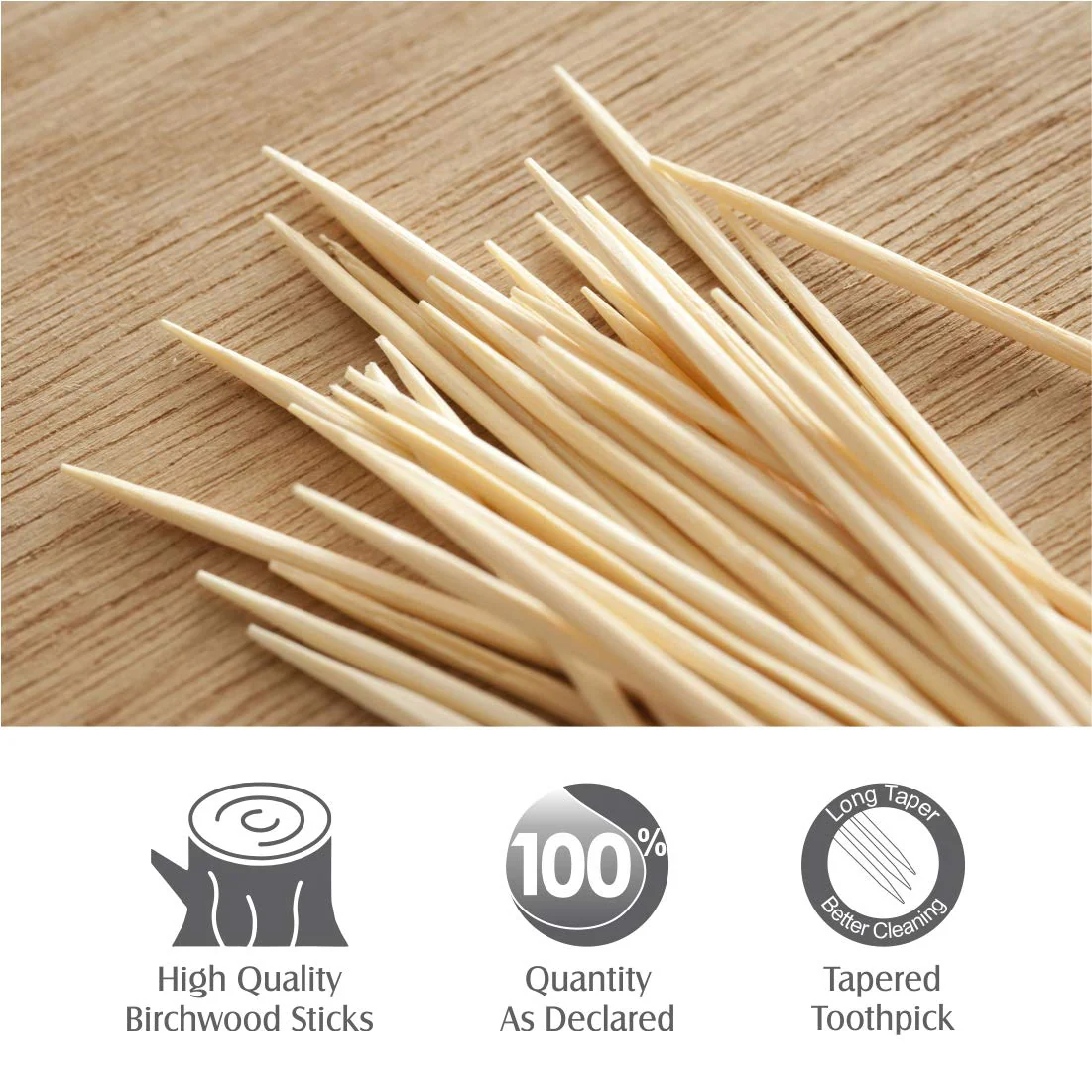 Wooden Toothpicks with Dispenser Box - Image 2