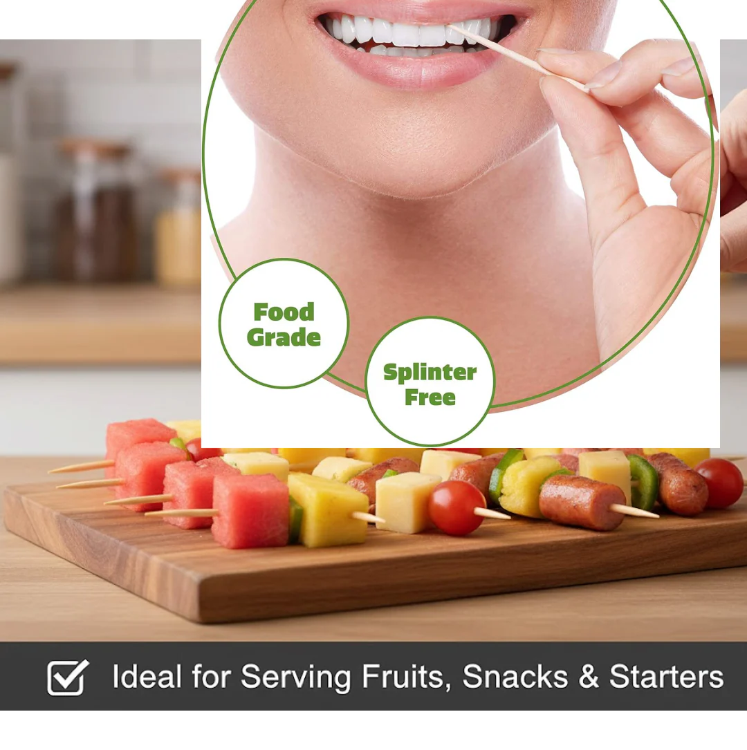 Wooden Toothpicks with Dispenser Box - Image 3