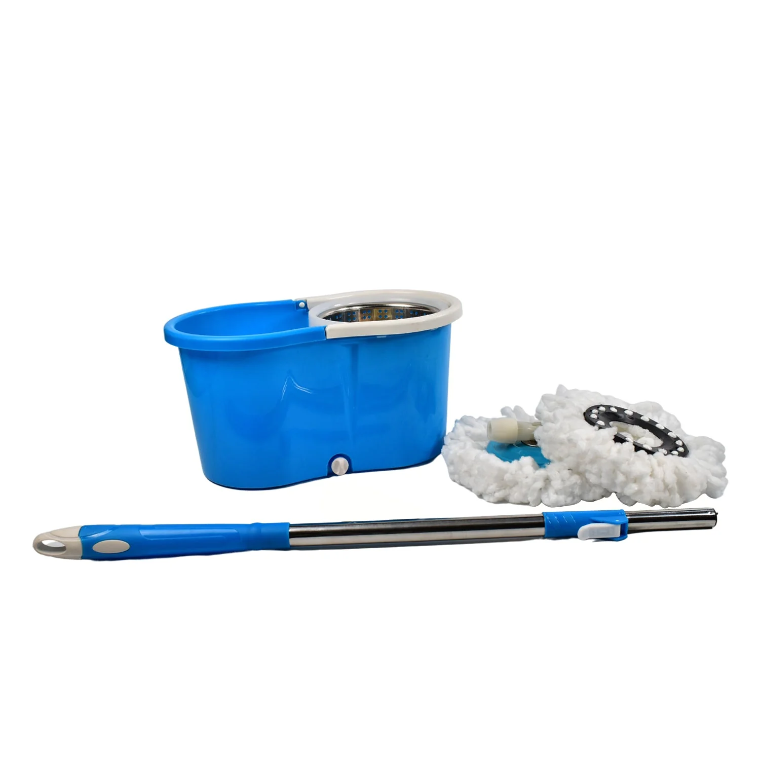 Spin Floor Cleaning Easy Advance Tech Bucket Mop with 2 Microfiber Refill - Image 4