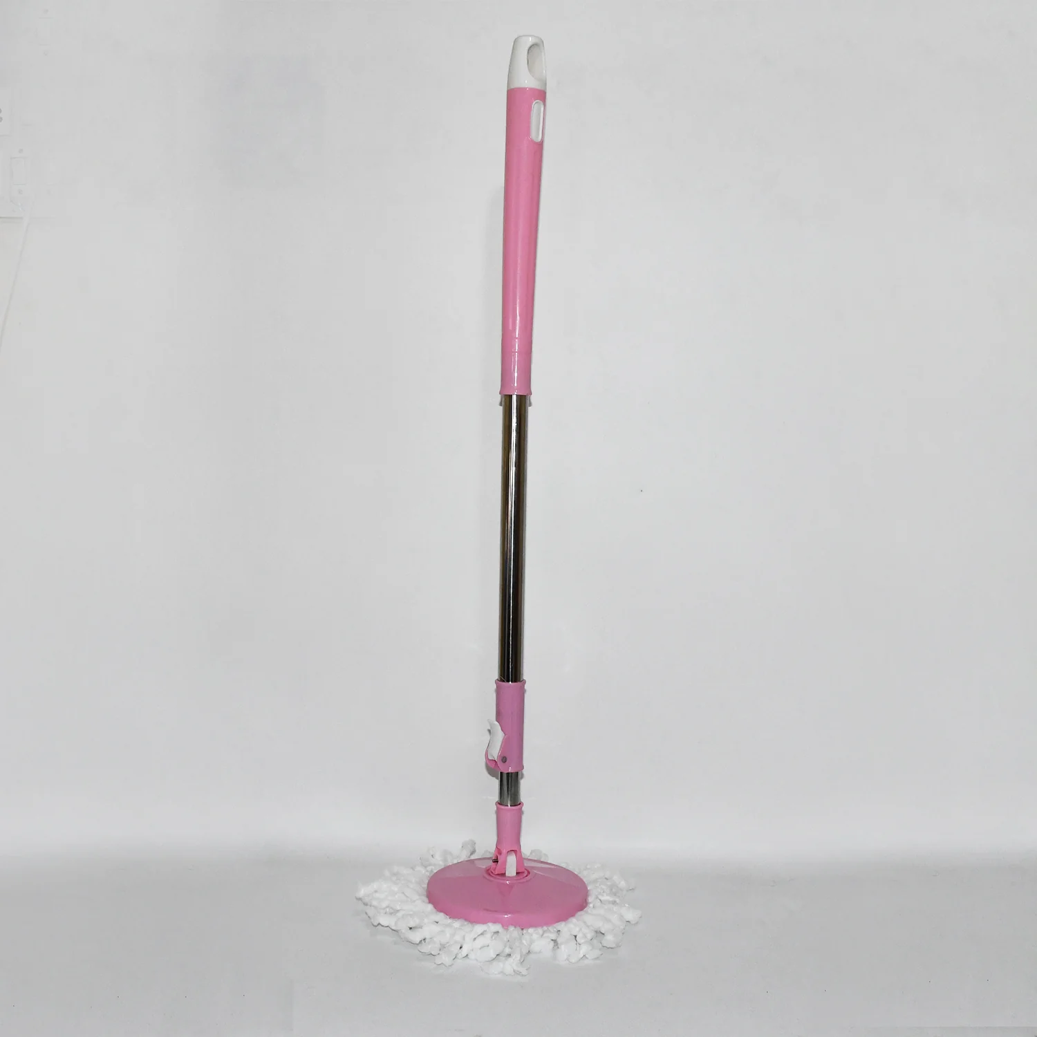 Stainless Steel 360° Rotating Mop with Microfiber Head & Adjustable Rod - Image 6