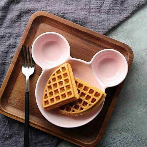 Mickey Shaped Kids / Snack Serving Sectioned Plate - Image 3