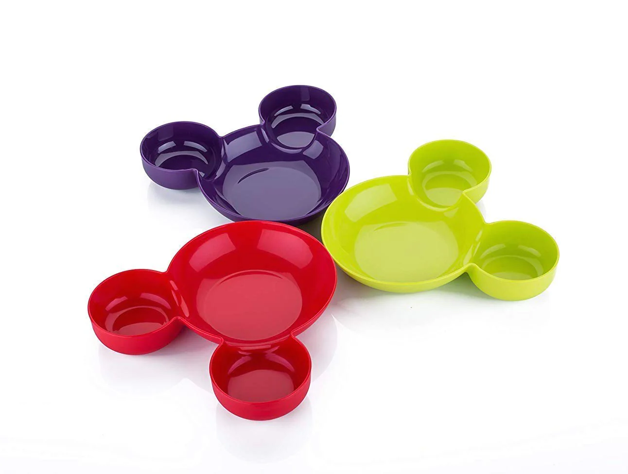 Mickey Shaped Kids / Snack Serving Sectioned Plate - Image 7