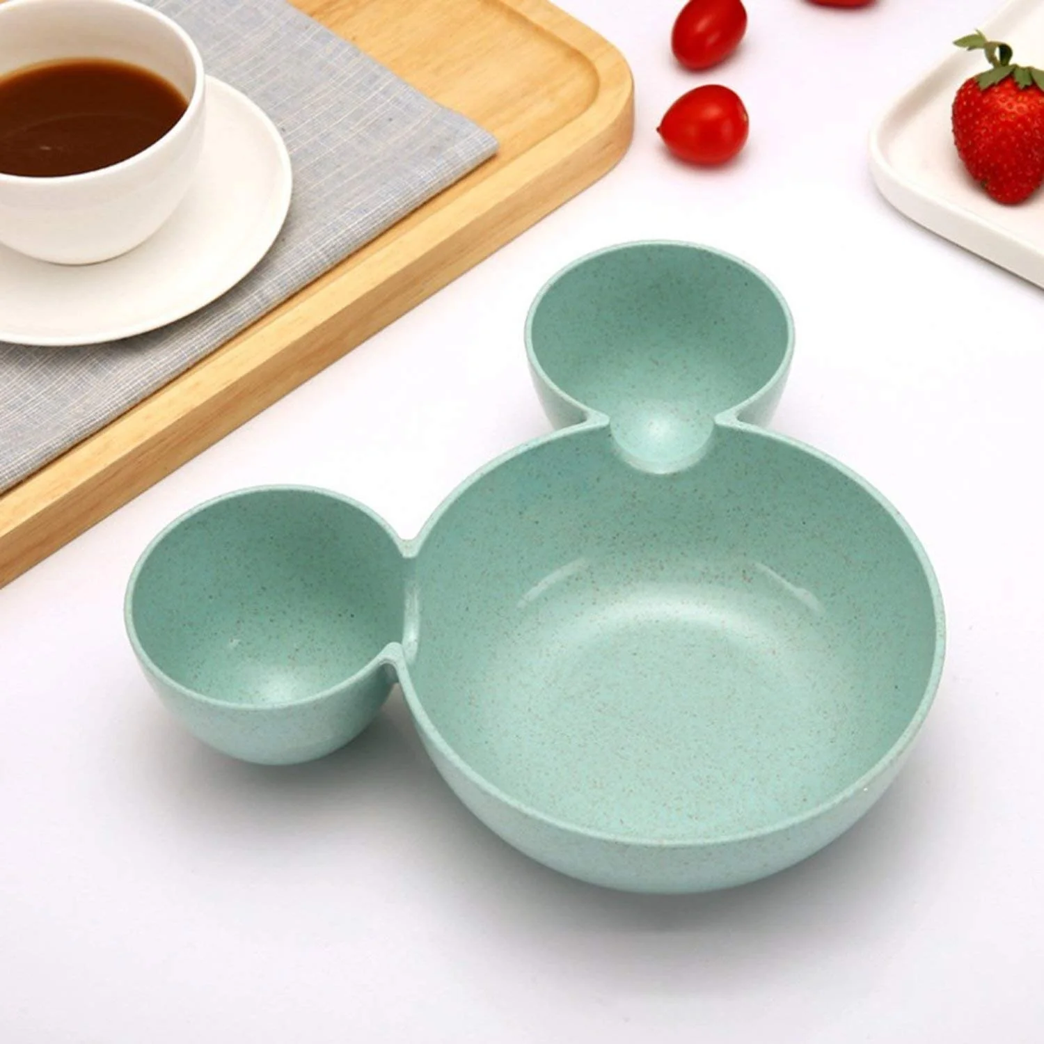 Mickey Shaped Kids / Snack Serving Sectioned Plate - Image 8