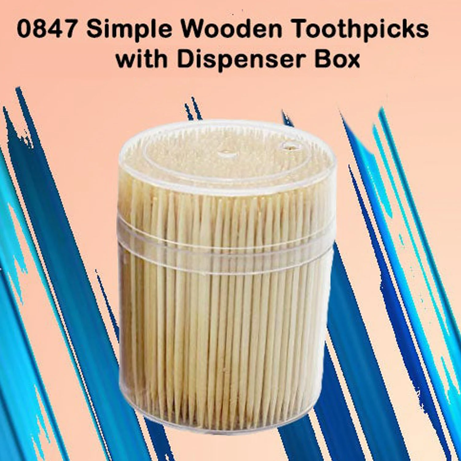 Simple Wooden Toothpicks with Dispenser Box - Image 5