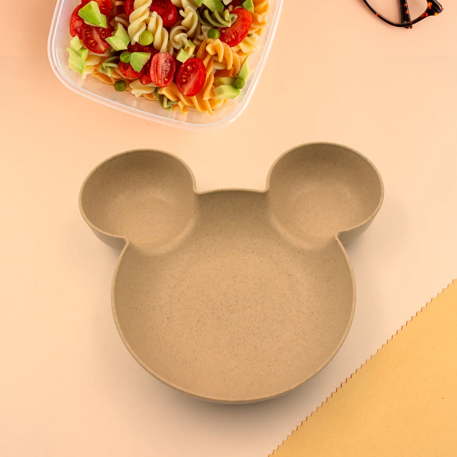 Mickey Mouse Shape Plates for Kids, BPA Free, & Unbreakable Children’s Food Plate - Image 3