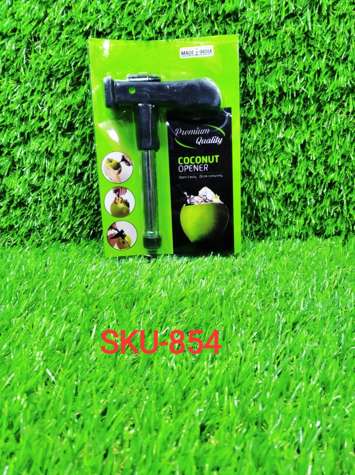 Premium Quality Stainless Steel Coconut Opener Tool / Driller with Comfortable Grip - Image 10