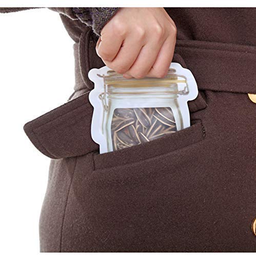 Plastics Transparent Jar Shaped Stand-up Pouch With Zipper - Image 6